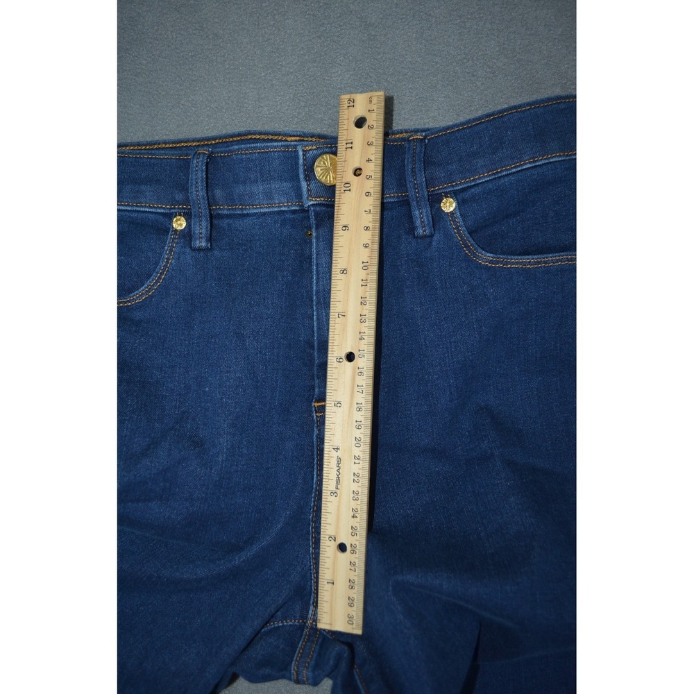 Lilly Pulitzer Eagan Jeans High Rise Size 12 Bennett Wash Style 013597 Skinny - Picture 8 of 11